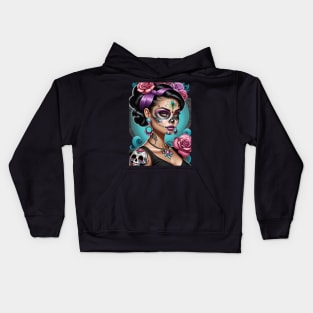 Catrina - Dia De Los Muertos Kids Hoodie